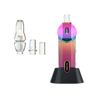 Adaptador bucal seco cerâmico da câmara 2000mah Herb Tank Water Bubbler Glass