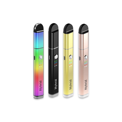 A bateria recarregável 3 do atomizador CBD de quartzo em 1 pré-aquece 510 a linha 4.8V 500mah