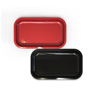 Bandeja 27X16mm do metal do cigarro de Tin Plate Custom Rolling Tray para a erva seca