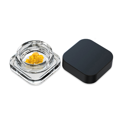 Os frascos de vidro da solha da cera pequena concentram o produto comestível do recipiente 5ml 7ml 10ml