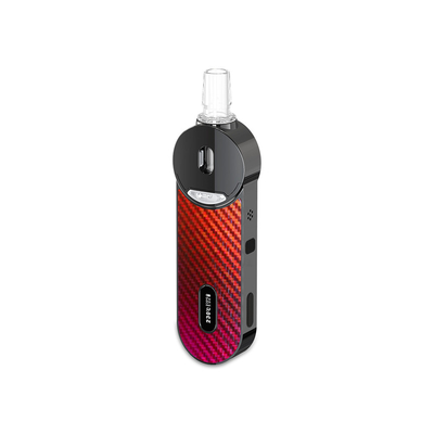 Erva seca 2000mAh do atomizador de vidro da pasta da marijuana do adaptador bucal com doca de carregamento