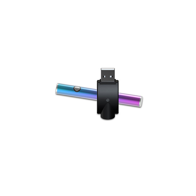 Magro pré-aqueça a parte inferior recarregável da bateria de CBD gravou Logo Vape Pen
