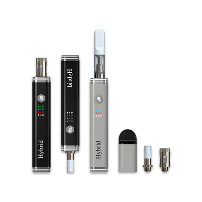 A bateria recarregável 3 do atomizador CBD de quartzo em 1 pré-aquece 510 a linha 4.8V 500mah