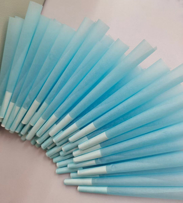 Ervas secas do cone de Logo Printed Customized Pre Roll 98mm ultra finos